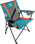 Kijaro Sports Fan Folding Chair 26 L x 35.5 W x 37 H Miami Dolphins
