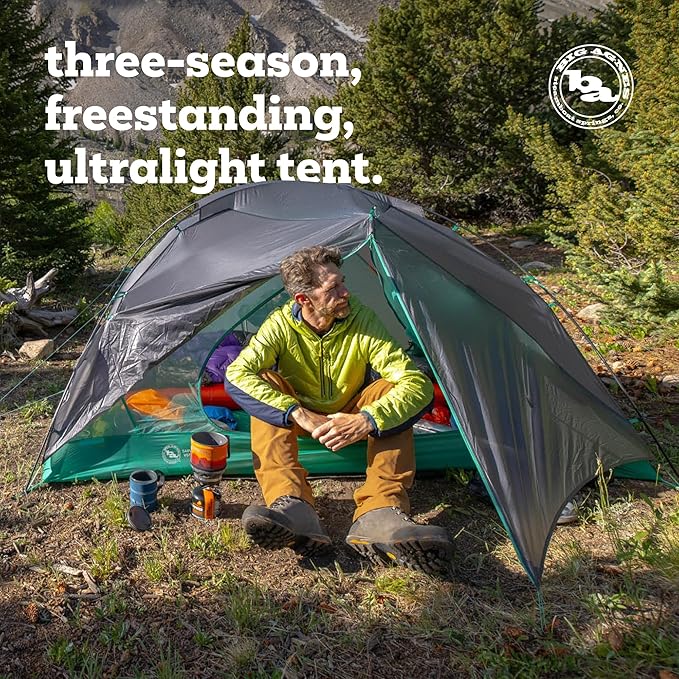 Big Agnes Sarvis VST - Backpacking Tent for Camping 3 Season Ultralight Waterproof