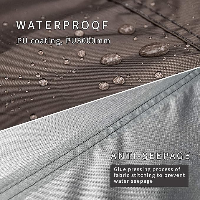 Unigear Hexagon Hammock Rain Fly15x14FT/12x10FT Multifunctional Waterproof Camping TarpLightweight and Compact Tent Tarp for Backpacking Hiking Traveling