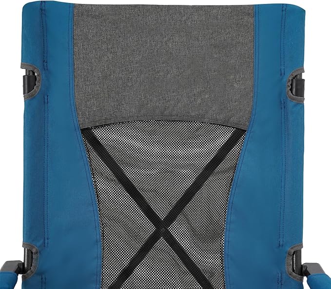 Folding Camping Rocking Chair Portable Outdoor Rocker Chair with Cup Holder for Picnic Outside Backyard Patio Lawn Garden