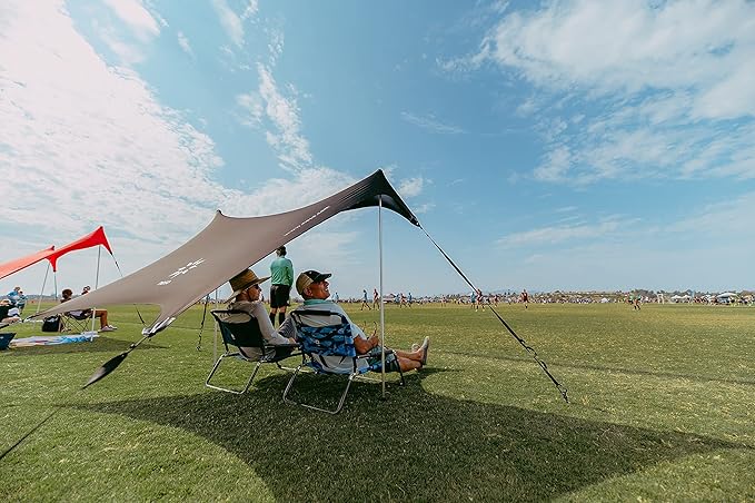 Neso Sidelines 1 Sports Tent - Lightweight and Portable Sun Shelter and Shade Tent for Outdoor Activities - Patented Reinforced Corners - UPF 50+ Sun Protection - 5.5 ft Tall 7 x 4.5 ft