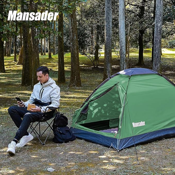 2 Person Camping Dome TentWaterproof Lightweight Portable Tents for Outdoor Camping Hiking Travel