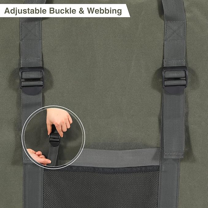REDCAMP Folding Table Storage Bag WaterProof Carry Bag with Handles for Folding Picnic Camping Card Table Green 26 D x 5 W x 24 H