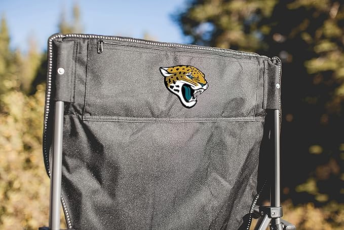 Picnic TIME NFL Unisex-Adult NFL Outlander Folding Camping Chair with Cooler Heavy Duty Beach Chair