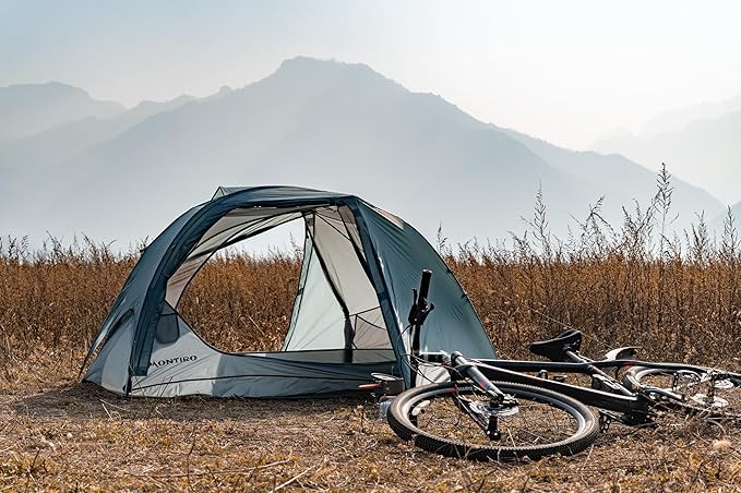 Wander Hawk 1-2 Person Backpacking Tent Lightweight 1 Person / 2 Person Tent for Bikepacking Backpacking Camping &amp Hiking
