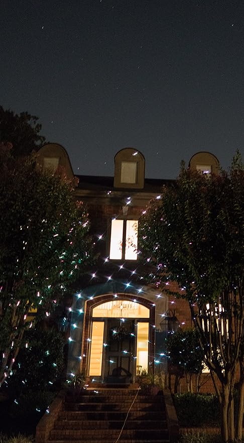 Ledmall Full Spectrum Motion Star Effects 7 Color with White Laser Christmas Lights Projector Outdoor