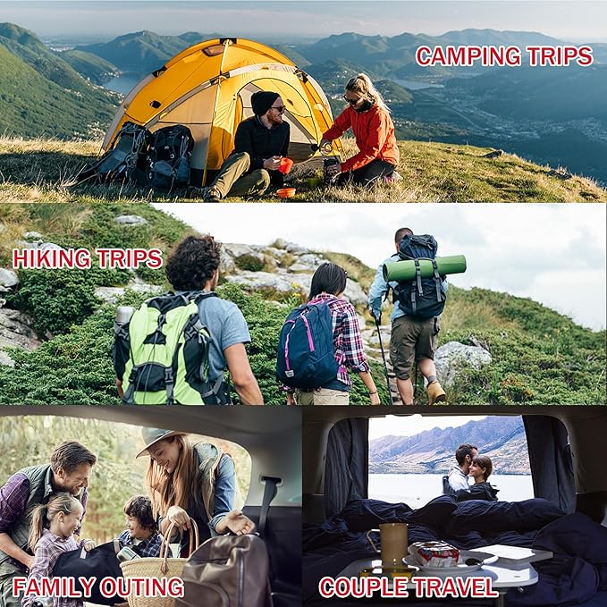 Ultralight Down Sleeping Bag for Adults with 600 Fill Power Compact Sleeping Bag for Backpacking Hiking and Camping