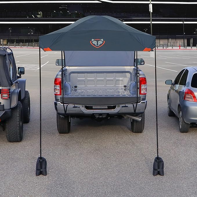 Rightline Gear Universal-Fit Truck Tailgate Portable Canopy Tent 9.5 by 6 by 8.5 FeetBlue