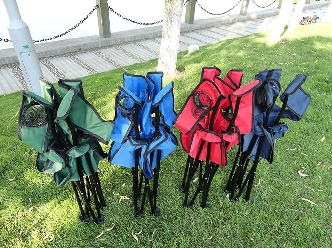 Foldable Camping Chair Folding Camp Chairs for Adults Large Portable Lawn Chair