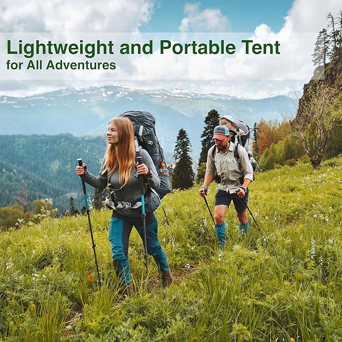(5 Pack of) 5 to 6 Person Tent All Season Pop Up Waterproof for Camping Groups Immigrants Disaster Relief Homeless People Bulk Cold Weather Tents