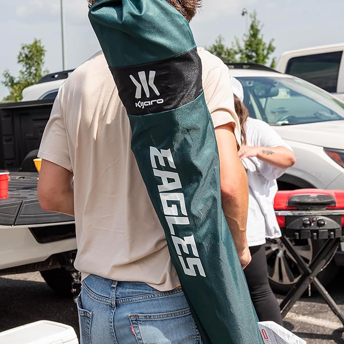 Kijaro Sports Fan Folding Chair 26 L x 35.5 W x 37 H Philadelphia Eagles