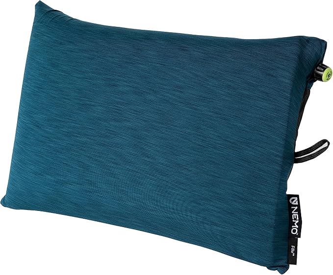 Nemo Equipment Fillo Backpacking &amp Camping Pillow - One Size - Abyss