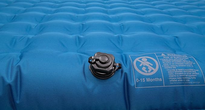 ALPS Mountaineering Vertex Air Bed Twin or Queen Inflatable Mattress Versatile Pump Included