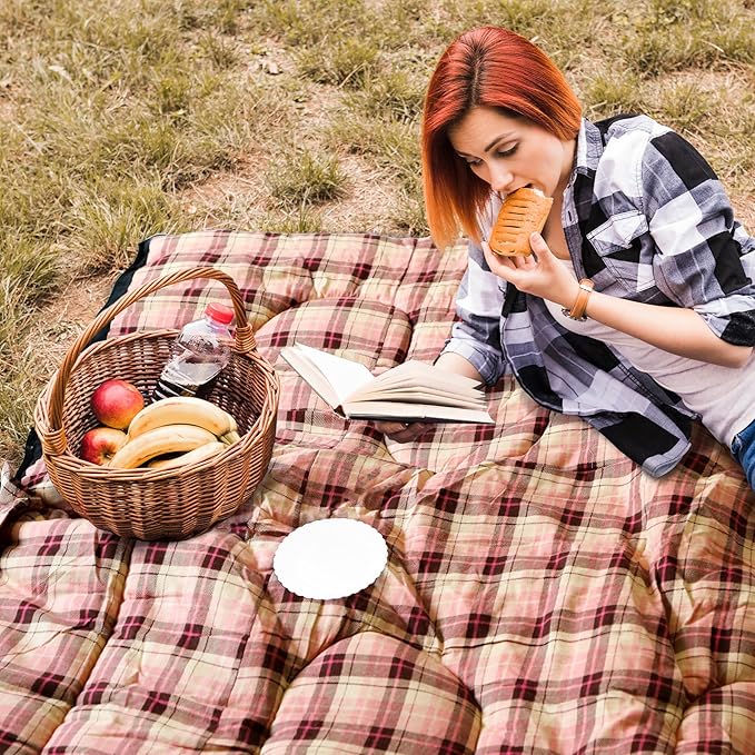 REDCAMP Cotton Flannel Sleeping Bag for Camping Backpacking Adults Cold Weather Envelope Sleeping Bags with 2/3/4/6lbs Filling