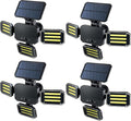 Bionic Floodlight Solar Light Outdoor Waterproof Patio Light Motion Sensor Outdoor Lights w/ Remote Control 3 Heads Wall Lights - Wireless 50% Brighter-108 COB LED For Lawn Garden As Seen On TV