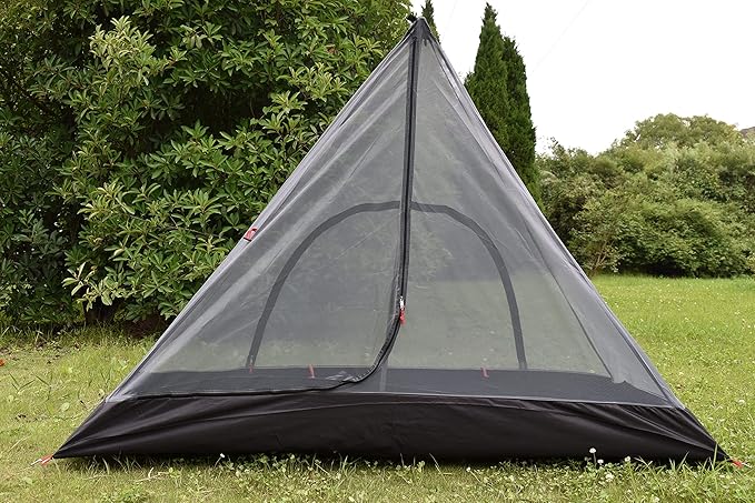 Ultralight Half Mesh Tent for Tipi Hot Tent 1-2 Person Mesh Camping