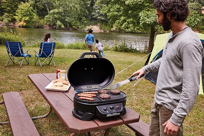 Coleman RoadTrip 225 Portable Tabletop Grill 2-Burner Gas Grill with Matchless Ignition &amp Adjustable Temperature Control 11000 BTUs of Power for Grilling Tailgating Camping BBQ &amp More