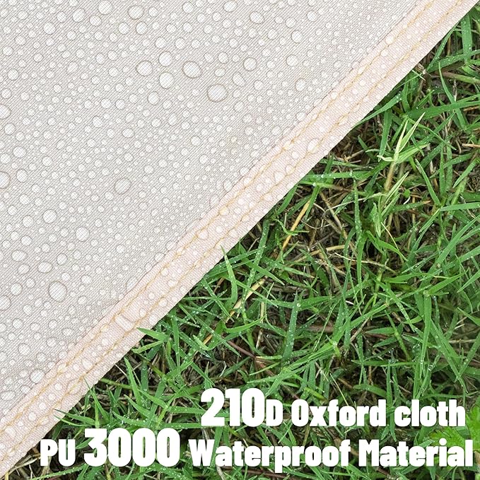 Eulant Waterproof Tent Footprint - 7.54ft X 8.53ft Ideal for Camping Hiking Picnic &amp Backpacking