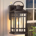 ORB Dusk to Dawn Outdoor Lighting Oil Rubbed Bronze Exterior Light Fixtures 100% Aluminum Anti-Rust Waterproof Modern Outside Lights for House Porch Garage Front Door Easy-to-Install