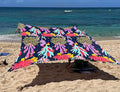 Neso Grande Portable Beach Tent Sun Shelter - Lightweight Beach Shade Canopy - Easy Setup for Family Outings - Patented Reinforced Corners - UPF 50+ Sun Protection - 7ft Tall 9 x 9ft