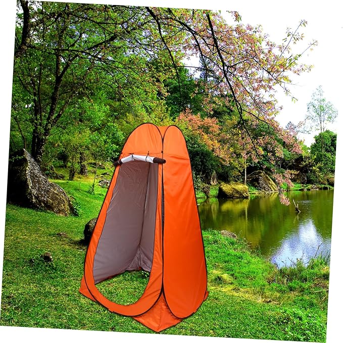 POPETPOP 1Pc Movable Camping Tent Automatic Pop Up Changing Tent for Outdoor Use Portable and Design Premium Durable Material Multi Purpose for Fishing Changing Clothes