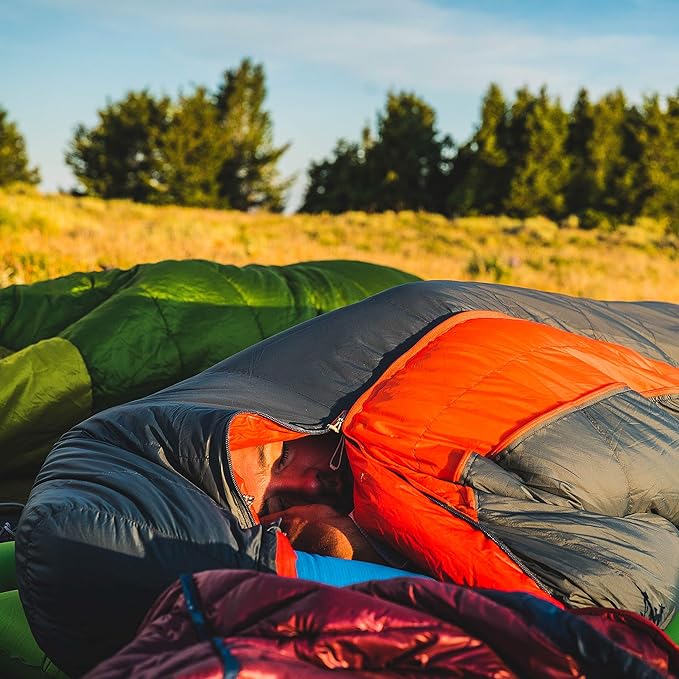 Big Agnes Torchlight Ultralight Sleeping Bag w/850 DownTek for Backpacking and Camping 30 Degree Regular