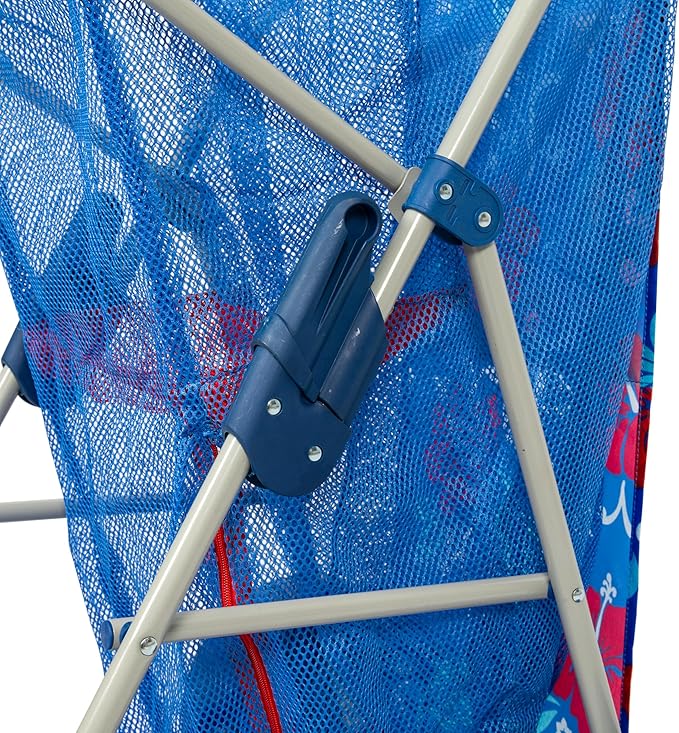 Rio Beach Wonder Wheeler II Wide Utility Lawn and Beach Foldable Cart Hibiscus Print