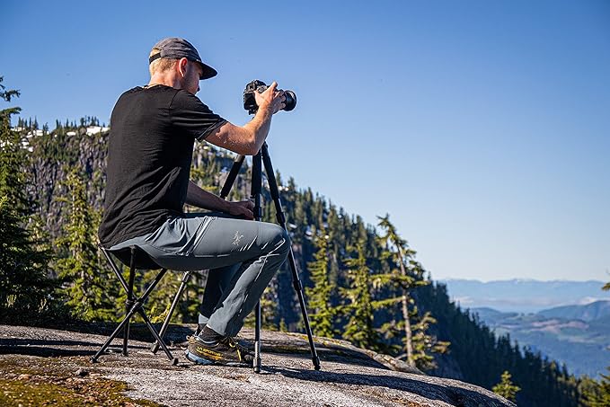 Hillsound BTR Stool for Ultralight Backpacking &amp Hiking Lightweight Camping Chairs Compact Portable Outdoor Seat Hunting Adventures Durable Tripod Design Made in Korea