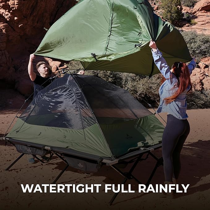 Teton Sports Vista Quick Tent Dome Camping and Backpacking Tent Easy Instant Setup Clip-On Rainfly Included