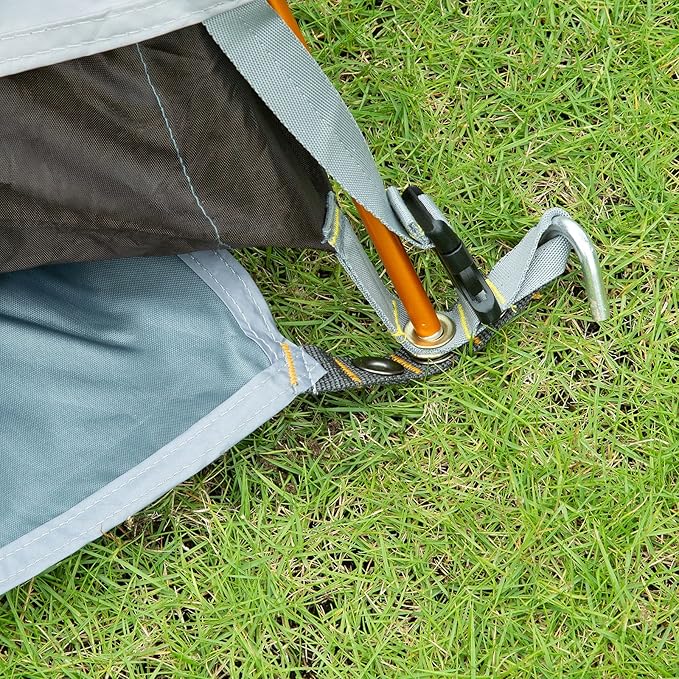 Bessport Camping Tent for 3 Person and Bessport Tent Waterproof Camping Tarp with Drawstring Carrying Bag for Picnic Hiking and Other Outdoor Activities
