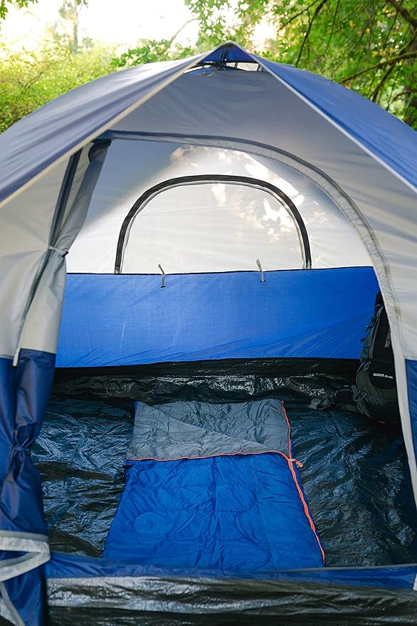 Stansport Redwood Rectangular 30 x 75 Sleeping Bag BlueDark Green