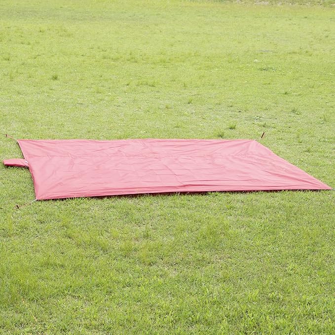 MSR Universal 6-Person Tent Footprint Tarp Large - 117 x 97 Inches Red