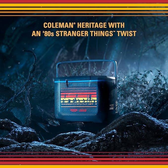 Coleman Stranger Things Outdoor Gear Collection Limited Edition Stranger Things &amp Coleman Upside Down Camping Assortment Cooler/Chair/Tent/Sleeping Bag
