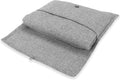 Jet&ampBo 100% Pure Cashmere Travel Blanket &amp Storage Pouch Gray 60 x 45 in Gift Box