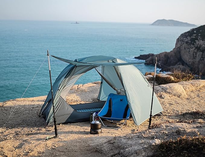 Wander Hawk 1-2 Person Backpacking Tent Lightweight 1 Person / 2 Person Tent for Bikepacking Backpacking Camping &amp Hiking