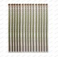 14-inch Galvanized Super Long Steel Nails for Wooden Piles Grass Floor Landscape Metal Yellow Nails Rust-Proof Extension Reinforcement Tent Camping Garden Anchor (20PCS)