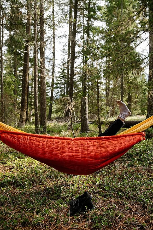 KAMMOK Firebelly 30°F - Down Trail Quilt Water Resistant Durable Compact and Packable Indoor/Outdoor Camp Blanket (88 in × 54 in)