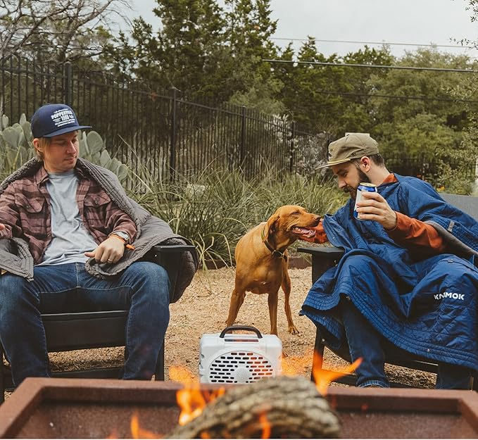 KAMMOK Field Blanket - Microfleece Water Resistant Portable Durable Indoor/Outdoor Camp Blanket (84 in × 50 in) - Midnight Blue
