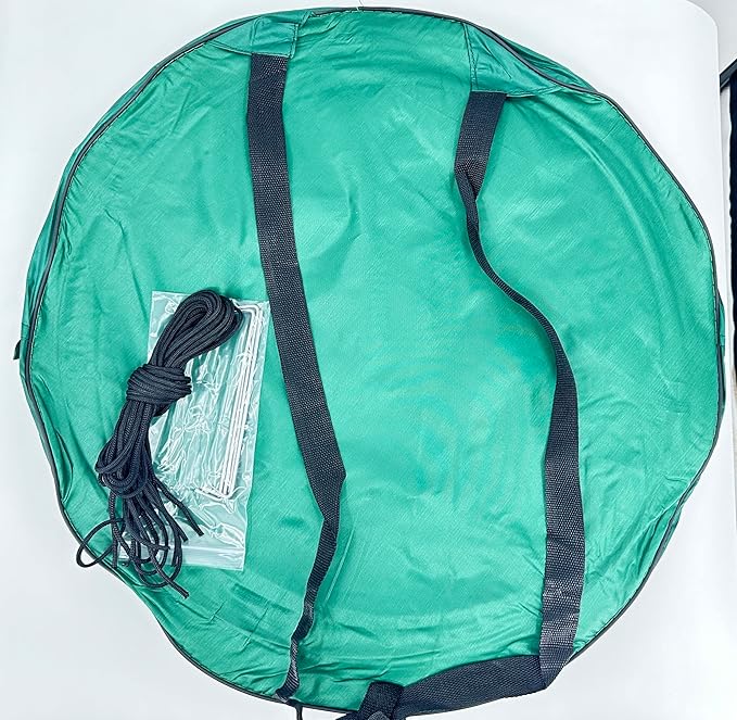 BookishBunny Camouflage Portable Camping Toilet Privacy Shower Changing Room Pop up Tent (Green)