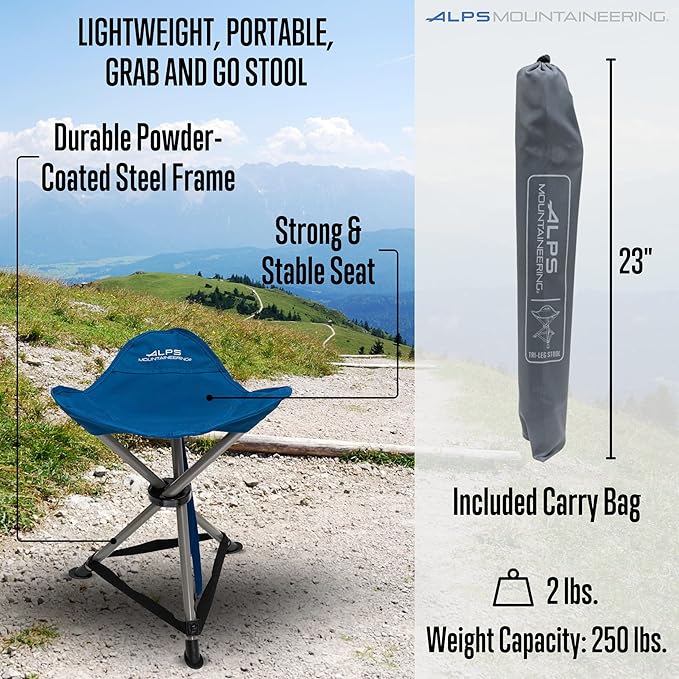 ALPS Mountaineering Tri-Leg Stool - Deep Sea New