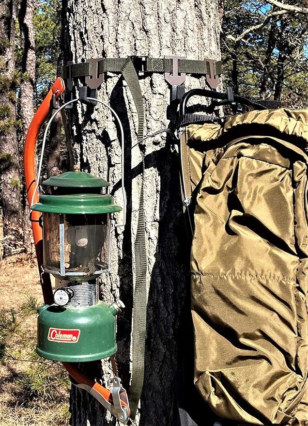 Camping Gear Hanger - NO Plastic Parts - GET Your Gear Off The Ground and Out of The Dirt! Organize Your Camp