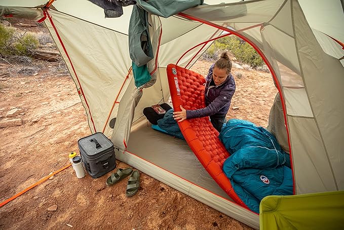 Big Agnes Rapide SL Insulated Sleeping Pad Orange Petite (20X66)