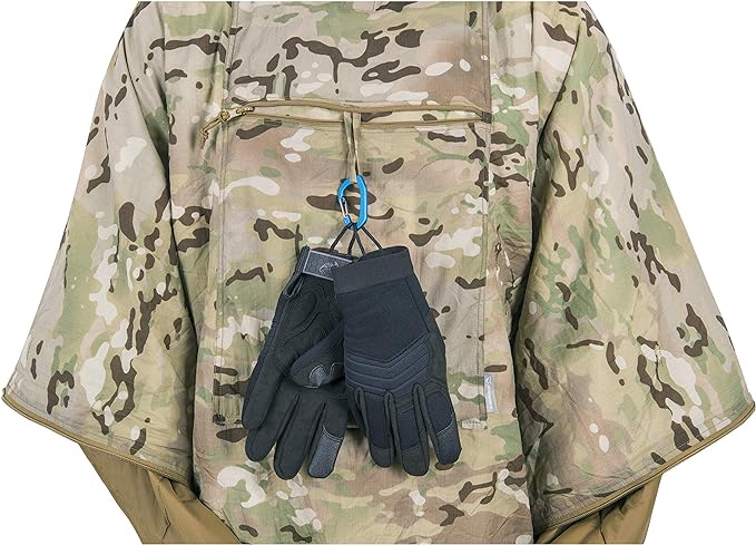Helikon-Tex Swagman Roll Military Poncho - Multi-purpose Poncho &amp Emergency Poncho - Survival Gear - Woobie Blanket &amp Jacket