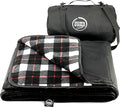 DOWN UNDER OUTDOORS Large Waterproof Windproof Extra Thick 350 GSM Quilted Fleece or Sherpa Stadium Blanket