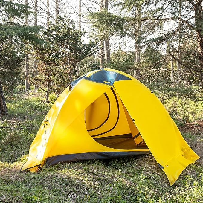 GEERTOP Ultralight 2 Person Backpacking Tent 4 Season Waterproof Camping Tent Double Layer Cold Weather Easy Set Up Tents for Family Camp Hiking Hunting Outdoor Mountaineering Travel