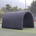 SAYOK 16.8ft Inflatable Tunnel Entrance Sports Inflatable Tunnel Sport Tunnel Entrance Inflatable Football Tunnel Tent with Blower for Event Exhibition Promotion(Black 16.8ft x 10ft x 9.24ft)