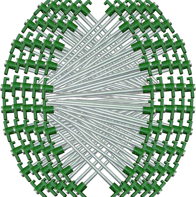 Wholesale Lot 100-pc Metal Tent and Canopy Peg Green