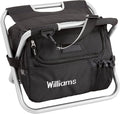 Personalization Universe Sit 'n Fish Cooler Chair - Foldable Fishing Chair with Tackle Box Organizer and Soft Cooler - Ideal for Father's Day Personalized Fishing Gift for Dad