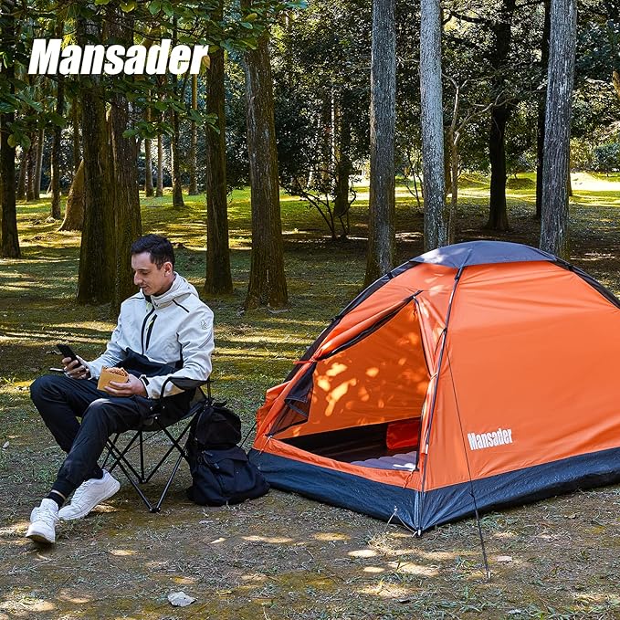 2 Person Camping Dome TentWaterproof Lightweight Portable Tents for Outdoor Camping Hiking Travel