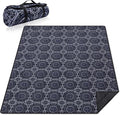 Extra Large Picnic Blankets Waterproof Foldable (60 x 80) Beach Blanket Waterproof Sandproof3-Layer Thicking Mat Outdoor Packable Camping Blanket